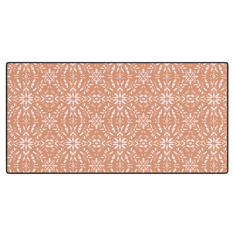 Schatzi Brown Mallory Boho Peach Desk Mat