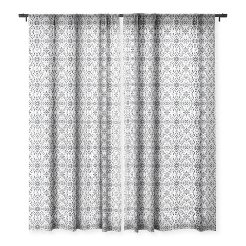 Schatzi Brown Mallory Boho White Sheer Window Curtain