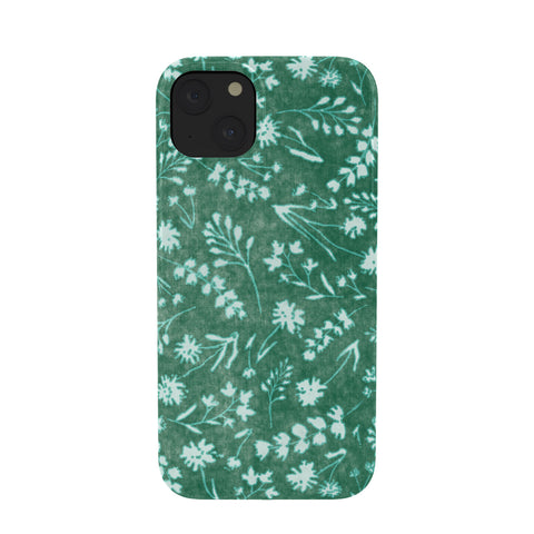 Schatzi Brown Mallory Floral Emerald Phone Case