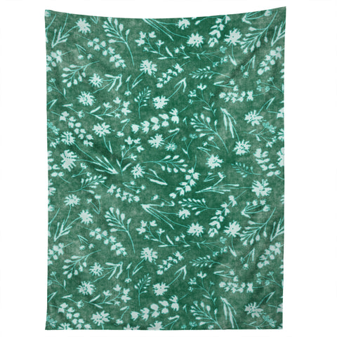 Schatzi Brown Mallory Floral Emerald Tapestry