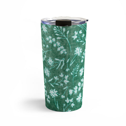 Schatzi Brown Mallory Floral Emerald Travel Mug