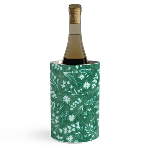Schatzi Brown Mallory Floral Emerald Wine Chiller