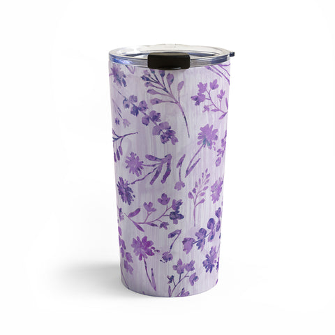 Schatzi Brown Mallory Floral Lilac Travel Mug