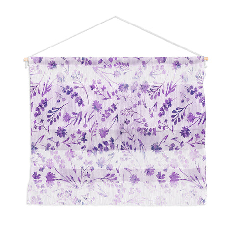 Schatzi Brown Mallory Floral Lilac Wall Hanging Landscape