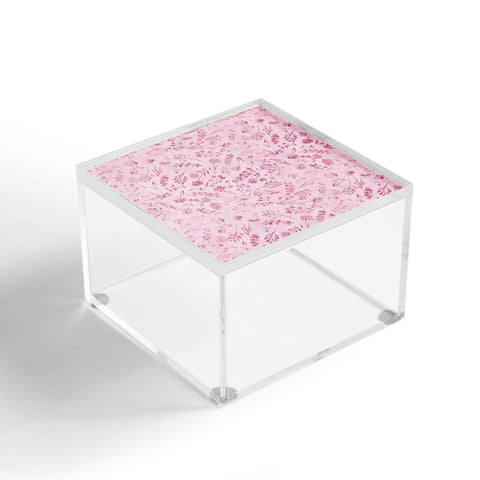 Schatzi Brown Mallory Floral Pink Acrylic Box