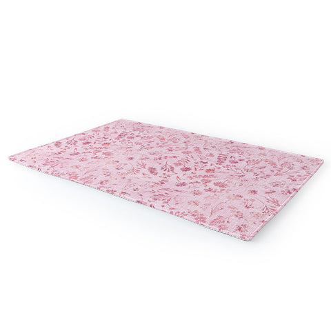Schatzi Brown Mallory Floral Pink Area Rug