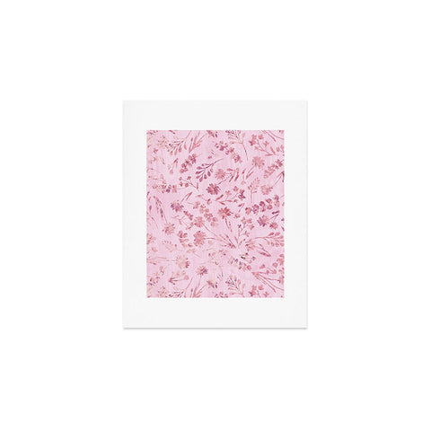 Schatzi Brown Mallory Floral Pink Art Print