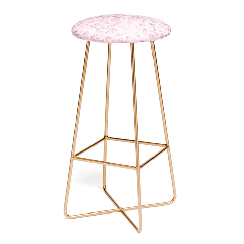 Schatzi Brown Mallory Floral Pink Bar Stool