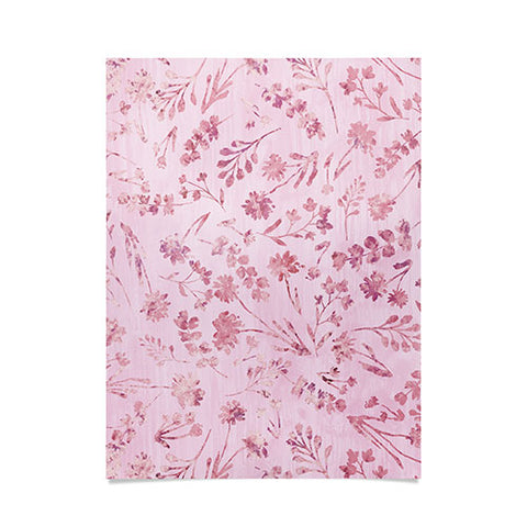 Schatzi Brown Mallory Floral Pink Poster