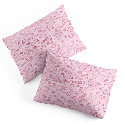 Schatzi Brown Mallory Floral Pink Pillow Shams