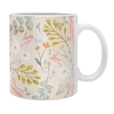 Schatzi Brown Mallory Floral Sand Coffee Mug