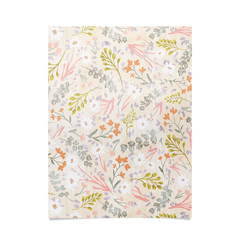 Schatzi Brown Mallory Floral Sand Poster