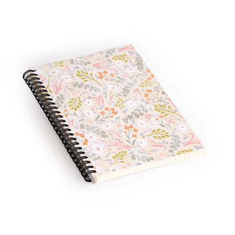 Schatzi Brown Mallory Floral Sand Spiral Notebook