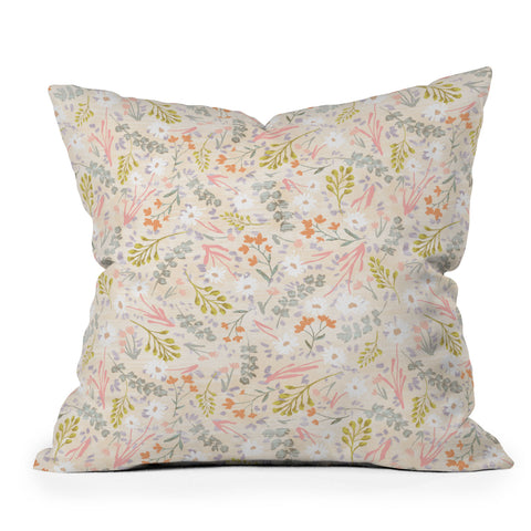 Schatzi Brown Mallory Floral Sand Throw Pillow