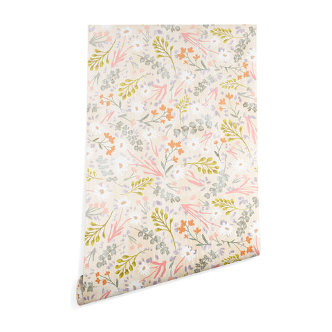 Schatzi Brown Mallory Floral Sand Wallpaper