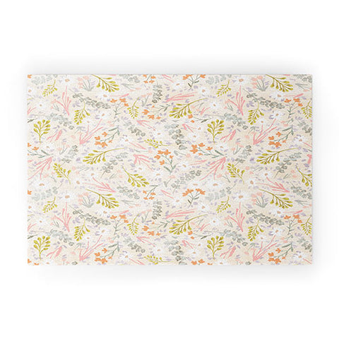 Schatzi Brown Mallory Floral Sand Welcome Mat