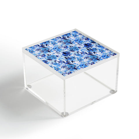 Schatzi Brown Marion Floral Blue Acrylic Box