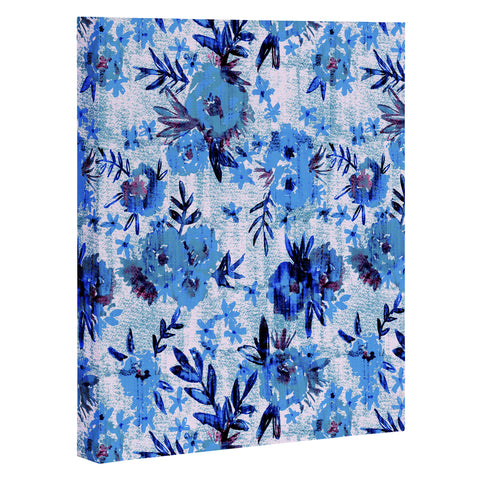 Schatzi Brown Marion Floral Blue Art Canvas