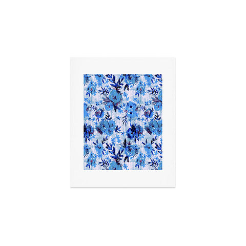 Schatzi Brown Marion Floral Blue Art Print