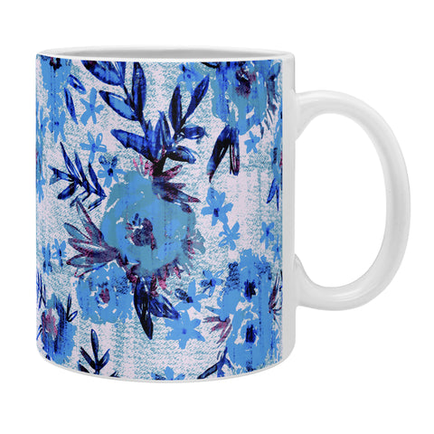 Schatzi Brown Marion Floral Blue Coffee Mug