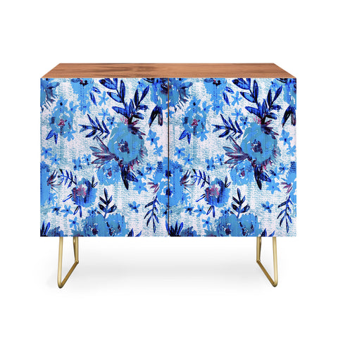 Schatzi Brown Marion Floral Blue Credenza