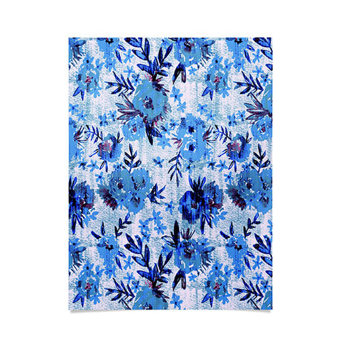 Schatzi Brown Marion Floral Blue Poster