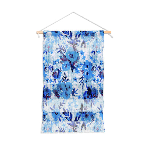 Schatzi Brown Marion Floral Blue Wall Hanging Portrait