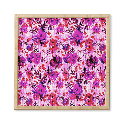 Schatzi Brown Marion Floral Red Framed Wall Art