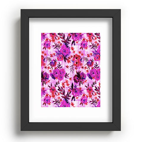 Schatzi Brown Marion Floral Red Recessed Framing Rectangle