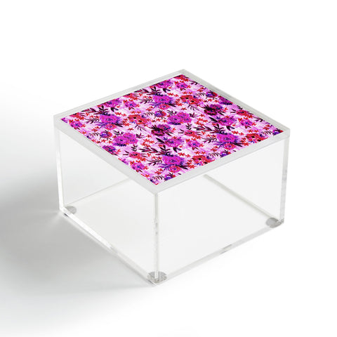 Schatzi Brown Marion Floral Red Acrylic Box