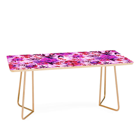 Schatzi Brown Marion Floral Red Coffee Table