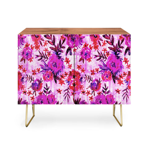 Schatzi Brown Marion Floral Red Credenza