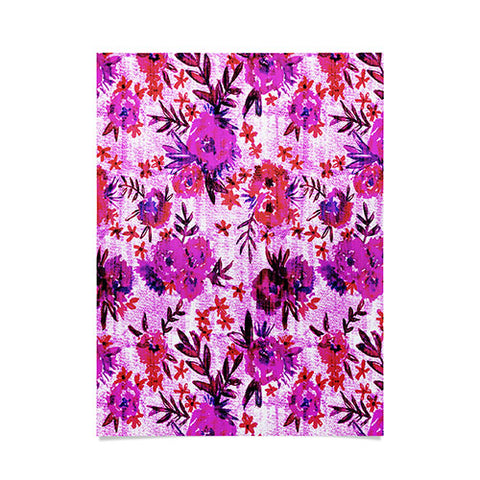 Schatzi Brown Marion Floral Red Poster