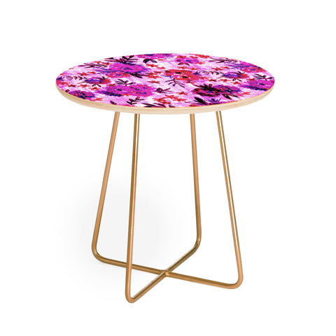 Schatzi Brown Marion Floral Red Round Side Table