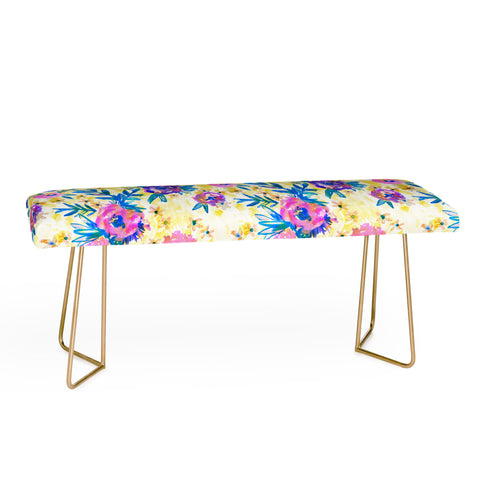 Schatzi Brown Marion Floral Yellow Bench