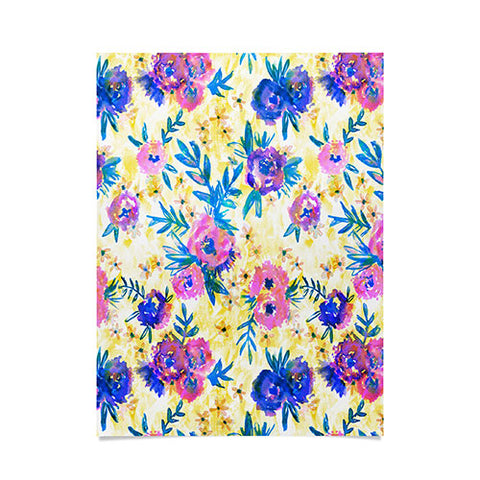 Schatzi Brown Marion Floral Yellow Poster