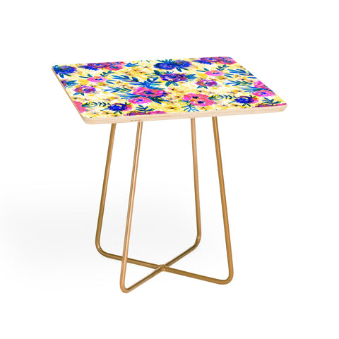Schatzi Brown Marion Floral Yellow Side Table