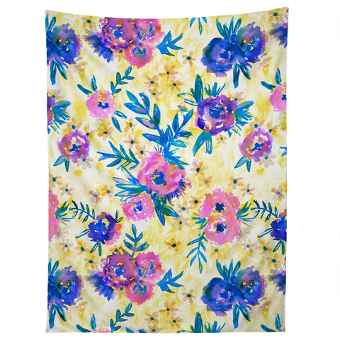 Schatzi Brown Marion Floral Yellow Tapestry