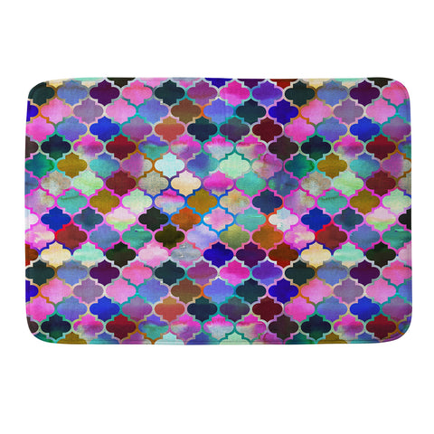 Schatzi Brown Marrakech Market Tilemix Memory Foam Bath Mat