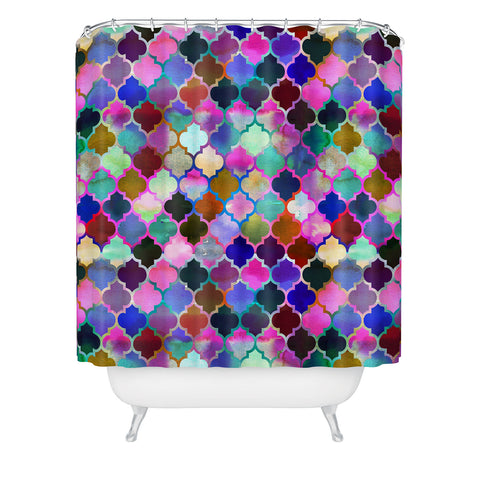 Schatzi Brown Marrakech Market Tilemix Shower Curtain