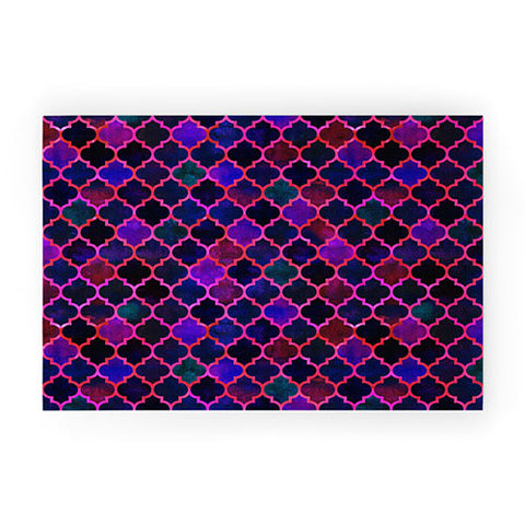 Schatzi Brown Marrakech Market Tilepurple Welcome Mat