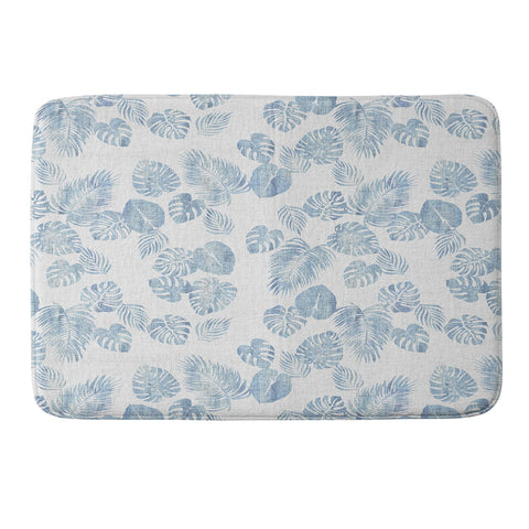 Schatzi Brown Maui Luau Chambray Memory Foam Bath Mat