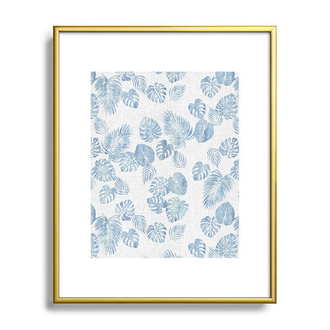Schatzi Brown Maui Luau Chambray Metal Framed Art Print