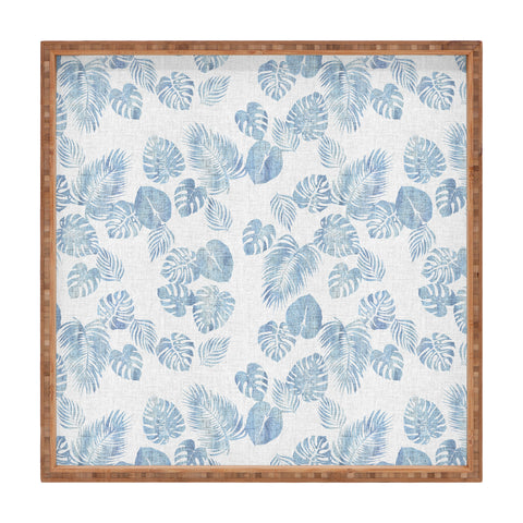 Schatzi Brown Maui Luau Chambray Square Tray