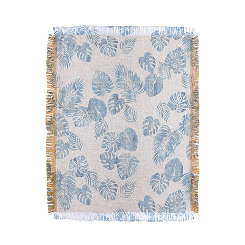 Schatzi Brown Maui Luau Chambray Throw Blanket