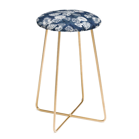 Schatzi Brown Maui Luau Denim Counter Stool