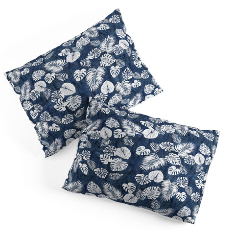 Schatzi Brown Maui Luau Denim Pillow Shams