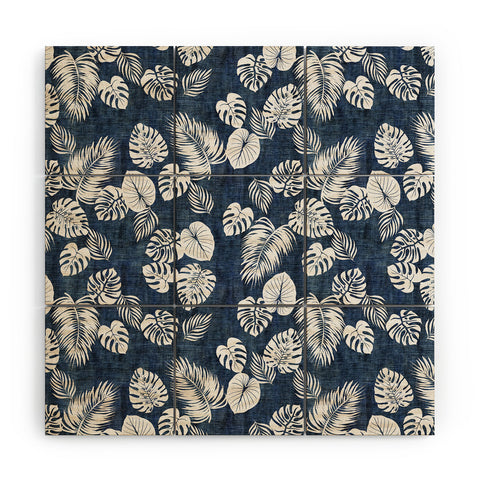 Schatzi Brown Maui Luau Denim Wood Wall Mural