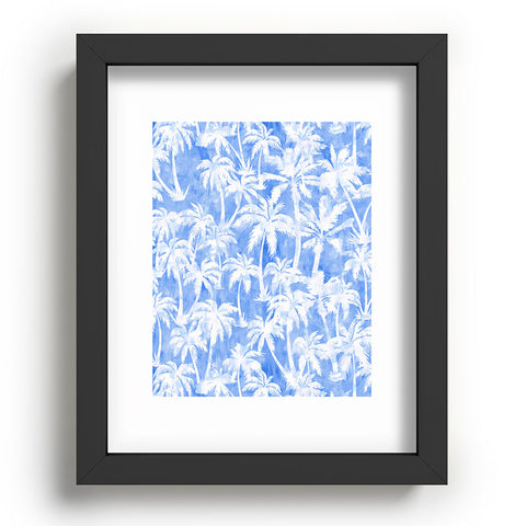 Schatzi Brown Maui Palm 2 Light Blue Recessed Framing Rectangle