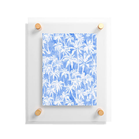 Schatzi Brown Maui Palm 2 Light Blue Floating Acrylic Print